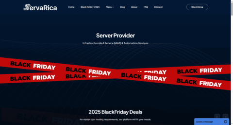 Servarica：加拿大vps，2核/8GB/250GB NVMe/8TB@10Gbps或250M不限流量，$5/月-国外主机测评