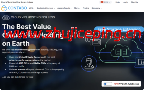Contabo:限时硬盘翻倍活动,德国AMD EPYC高配VPS,4核/8G内存/300G SSD/不限流量/200M带宽,€4.5/月起-国外主机测评