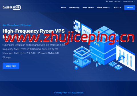 calibernode：北卡机房vps，1核/1GB/20GB SSD/2TB@1Gbps带宽，$12.96/年-国外主机测评