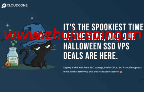 #万圣节促销#CloudCone:1核/1GB/14GB SSD/3TB@1Gbps带宽,$16.99/年,可选洛杉矶/圣路易斯机房-国外主机测评