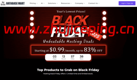 Database Mart：黑五优惠加码，促销款升级，VPS/独服/GPU服务器循环折扣低至2折，$0.99/月起-国外主机测评