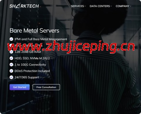 Sharktech:高防VPS年付$47.7起,高防云服务器$39起,10Gbps高防独立服务器$189起,可升级最高80Gbps带宽-国外主机测评