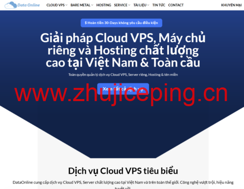 DataOnline：越南VPS 2026优惠｜七折特惠，200Mbps不限流量月付13元起-国外主机测评