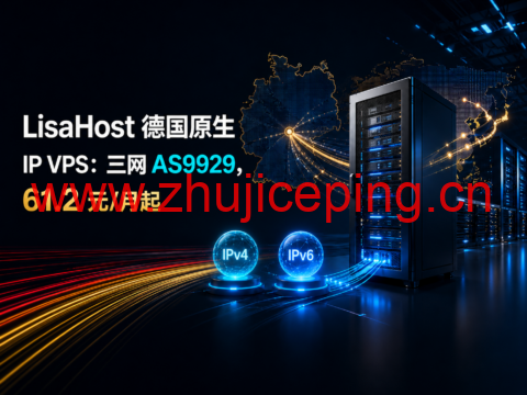 LisaHost 德国原生 IP VPS:三网 AS9929,61.2 元/月起-国外主机测评